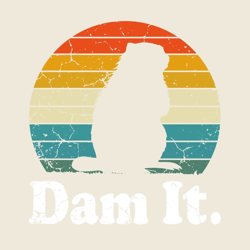 Dam It Biber, Waldläufer, lustiges Tier