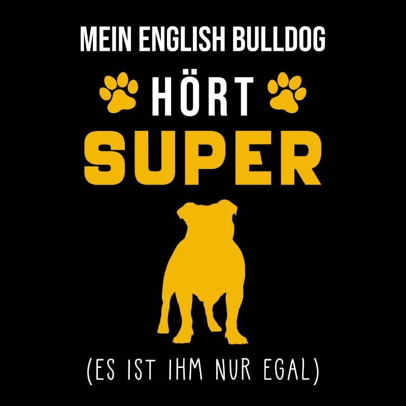 Englische Bulldogge Spruch