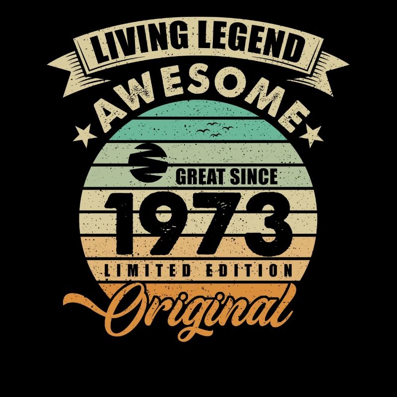 1973 Anniversaire Retro Orginal