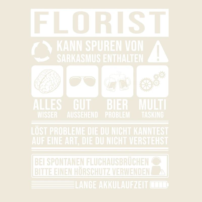 Florist Spruch lustig