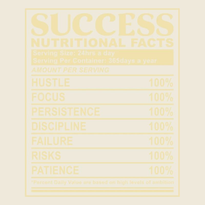 Success Funny Success Nutritional Table