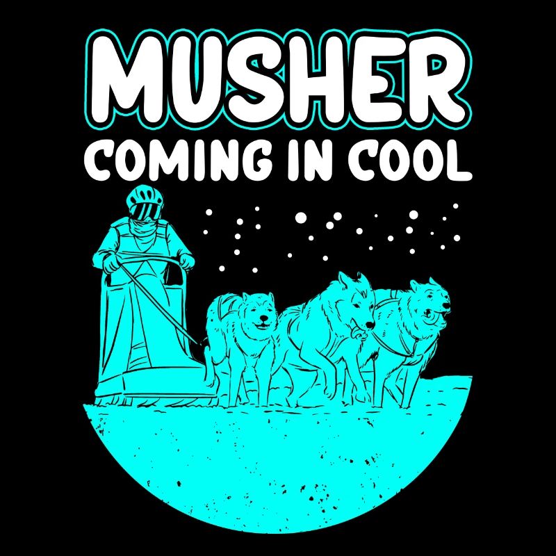 Mushing Schlittenhunde Hundeschlitten Geschenk