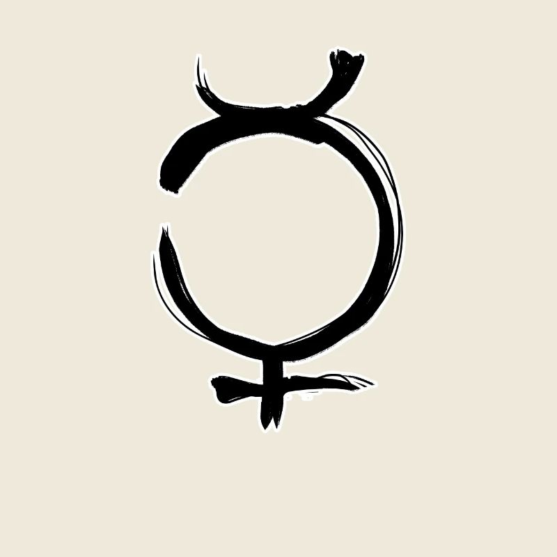 Mercury Astrology Symbol