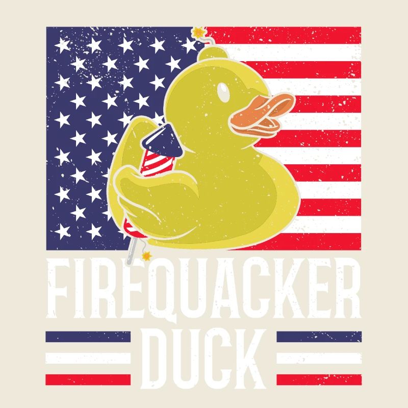 Firequacker Duck 4 juillet Firecracker