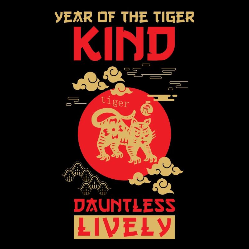 Signe chinois du zodiaque tigre