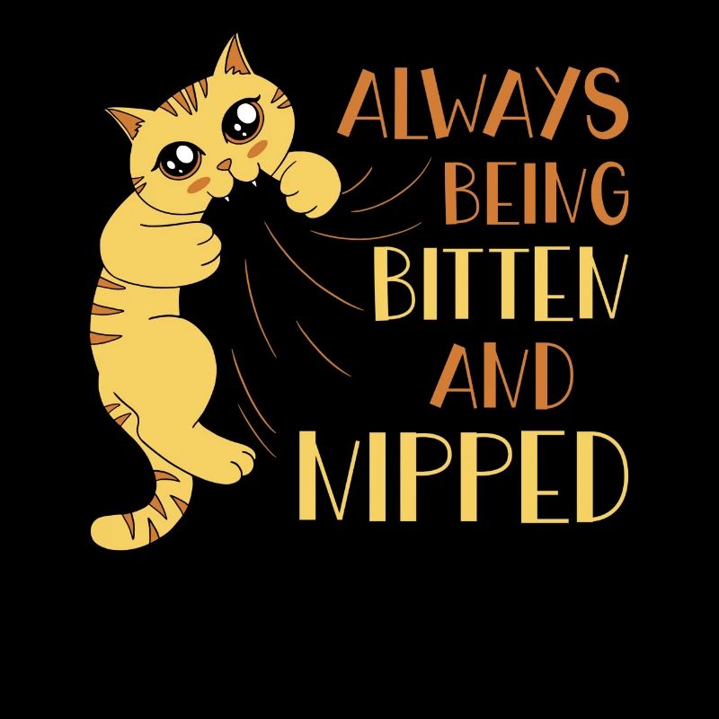 Katze Ich will dich beißen