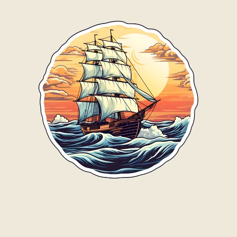 Segelschiff Seemann
