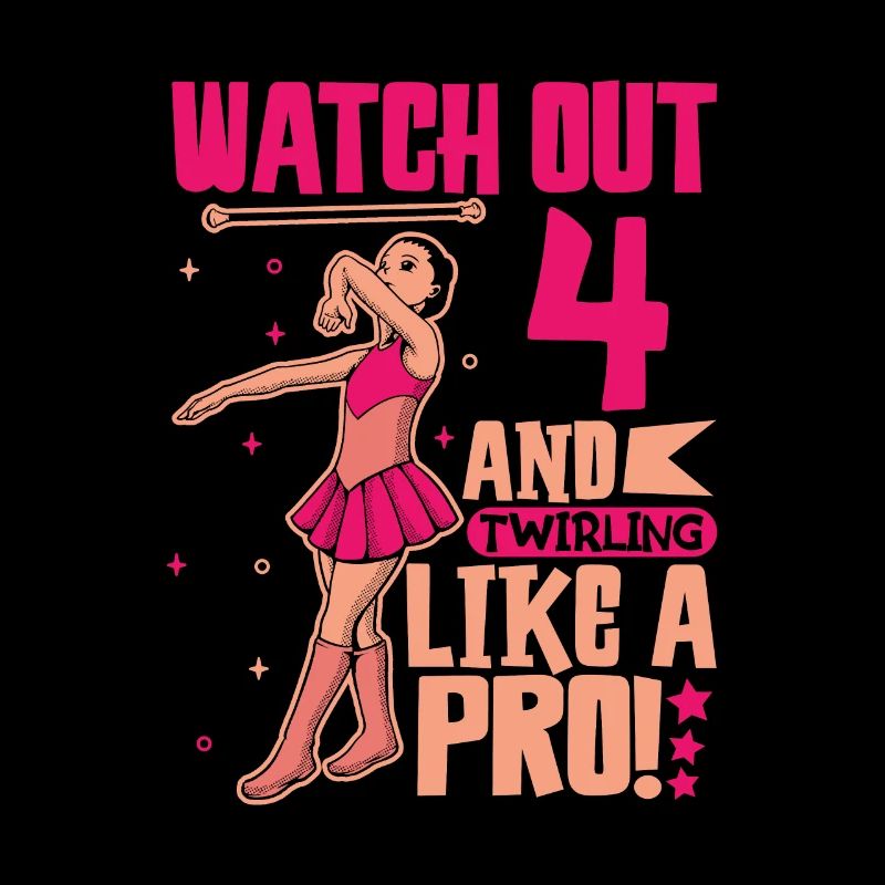 Ich bin 4 - Mädchen Twirling