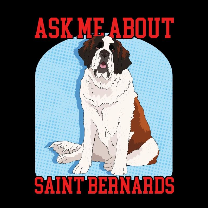Bernhardiner Hund St. Bernhardshund Geschenk