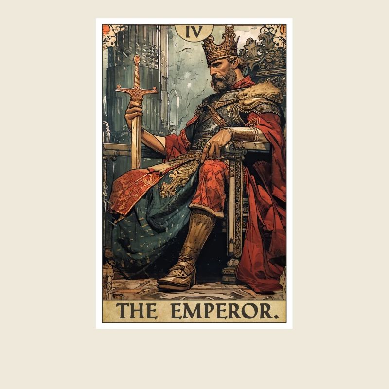 Tarotkarte The Emperor Der Herrscher