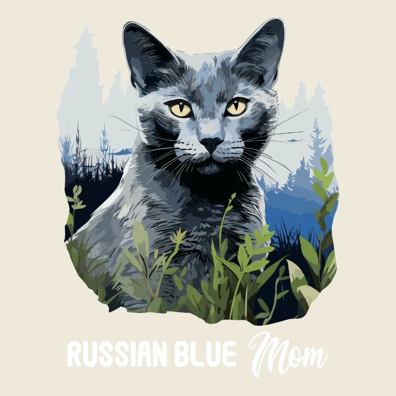 Russian Blue Cat Russisch Blau Katze