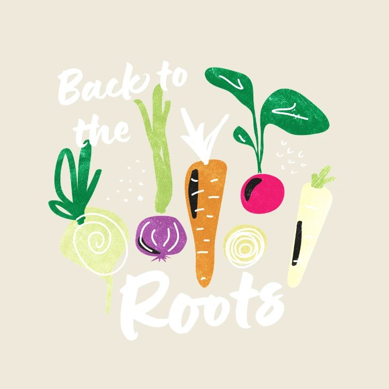 Back to the Roots Variation von Gemüse Vegetarier