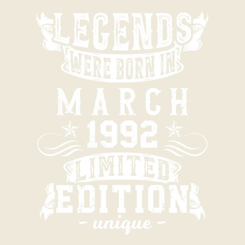 Anniversaire Mars 1992 Année Édition Limitée