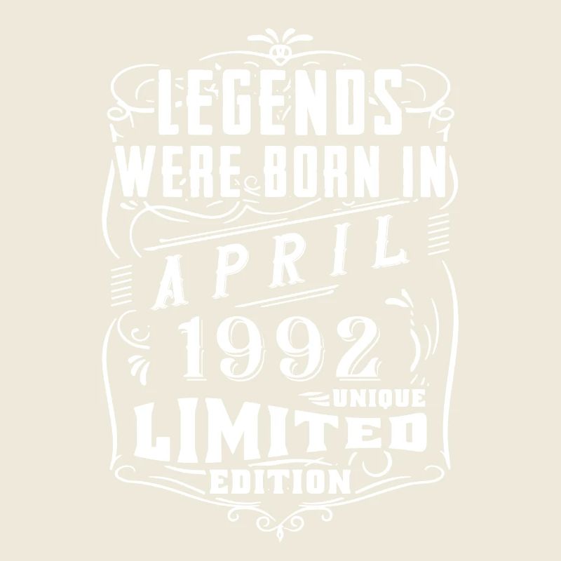 Anniversaire Avril 1992 Année Édition Limitée