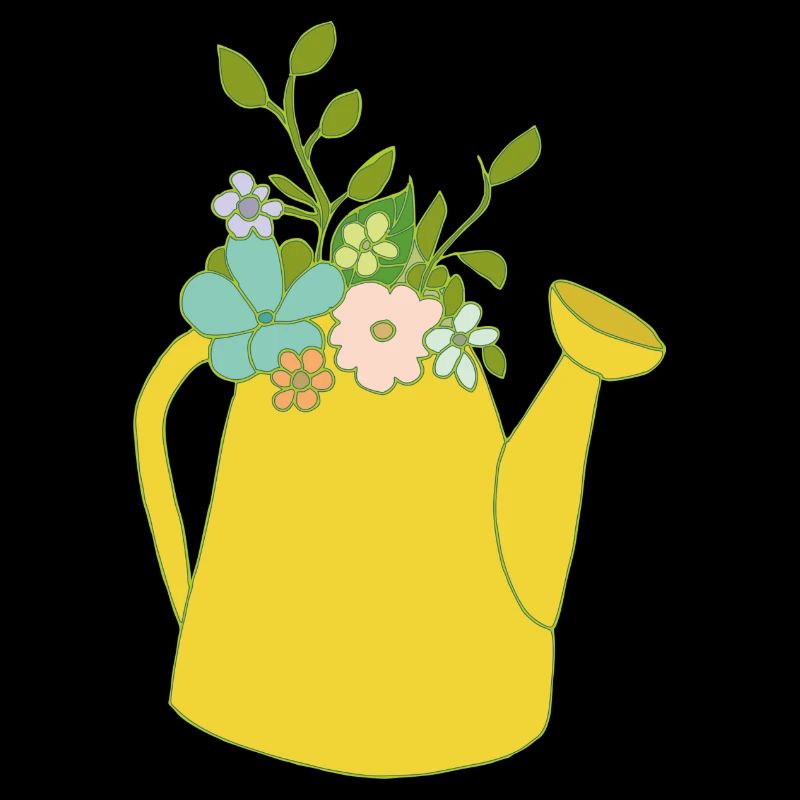 giesskanne blumen
