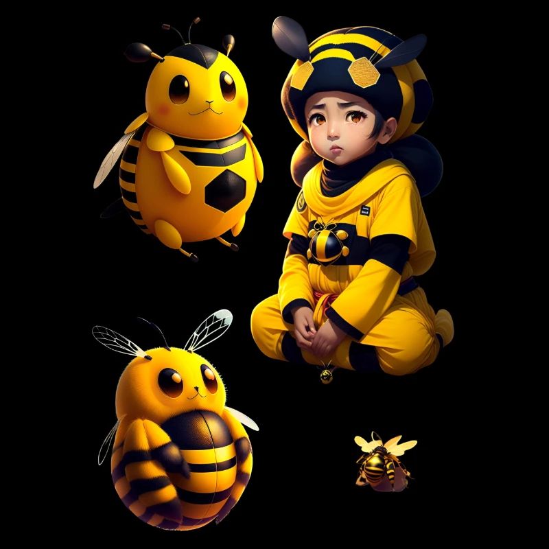 kawaii bee child