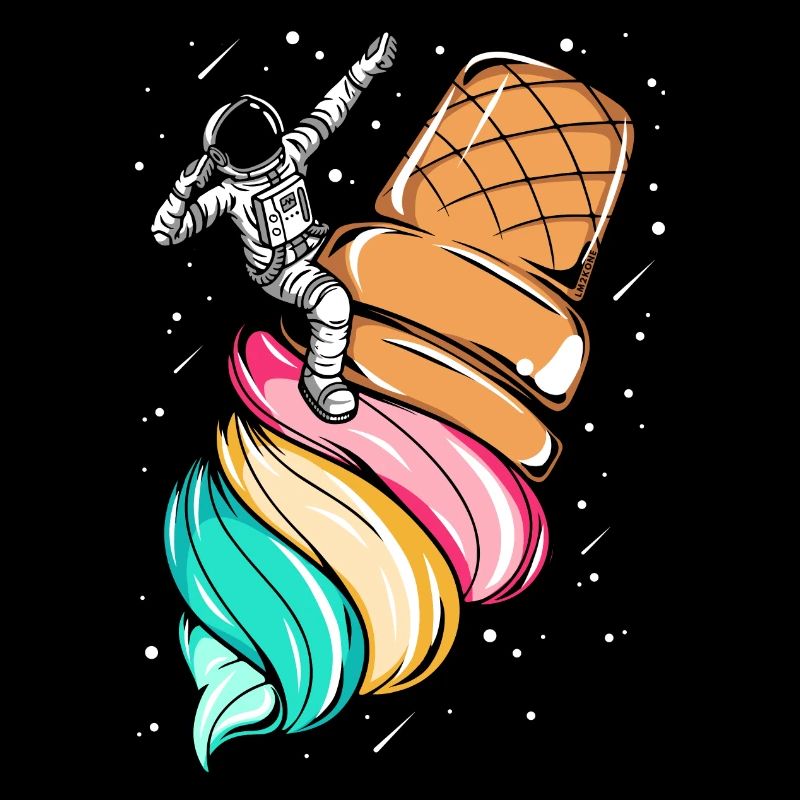 Weltraum-Eis-Astronaut