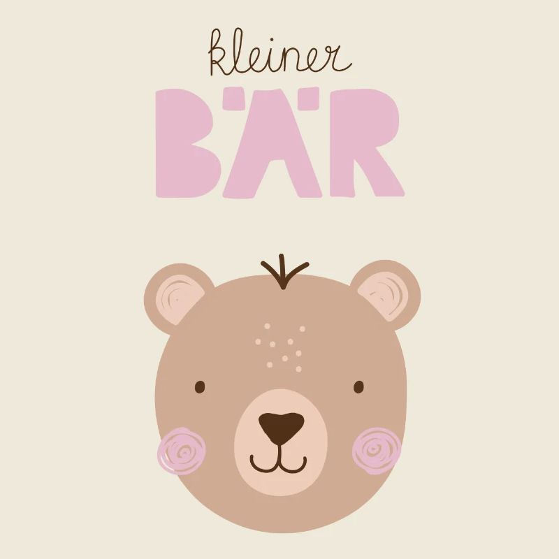 Kleiner Bär rosa Mädchen Kinderzimmer Geburtstag
