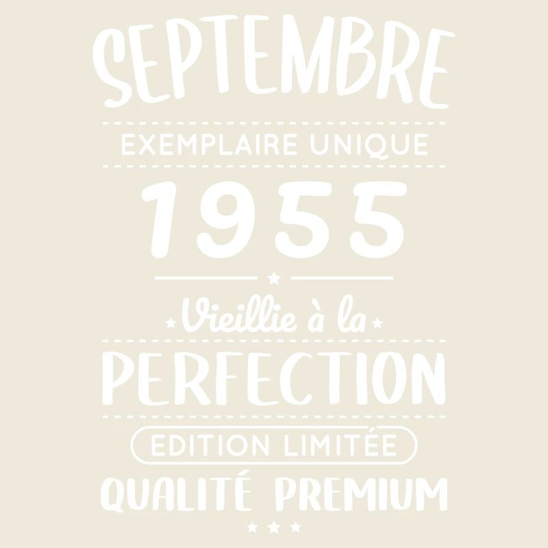 70th Birthday - September 1955 Perfection