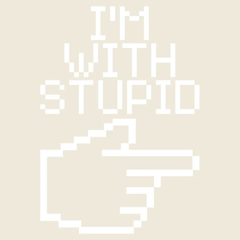 Je suis avec Stupid – Lustiger IT Spruch