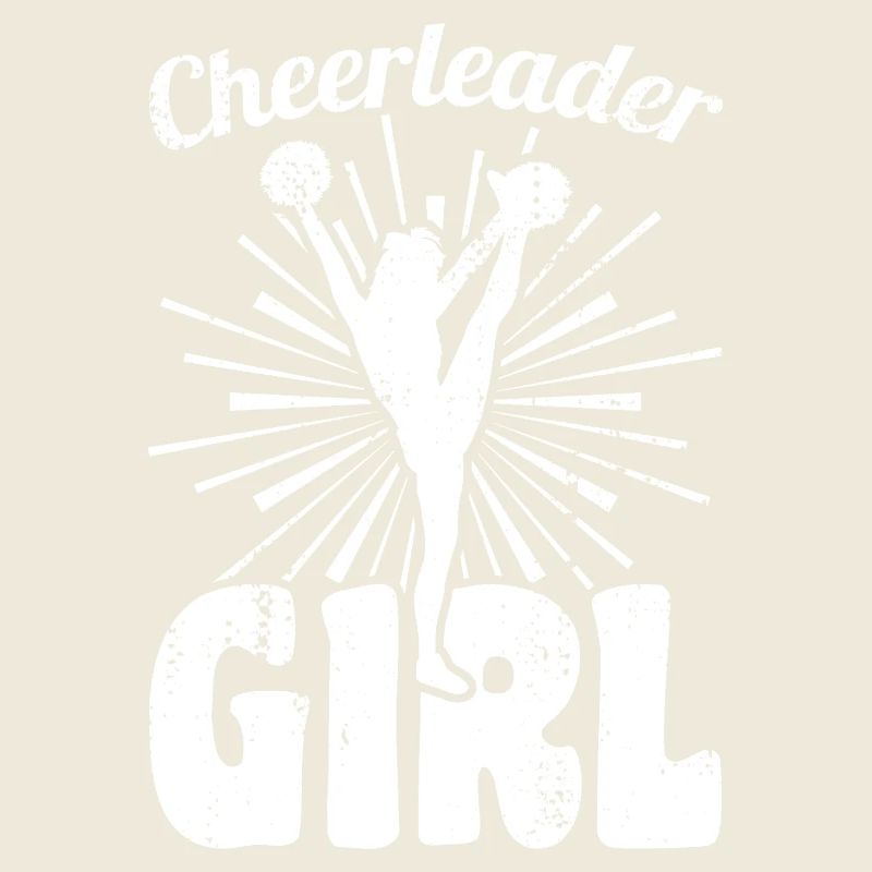 Fille pom-pom girl