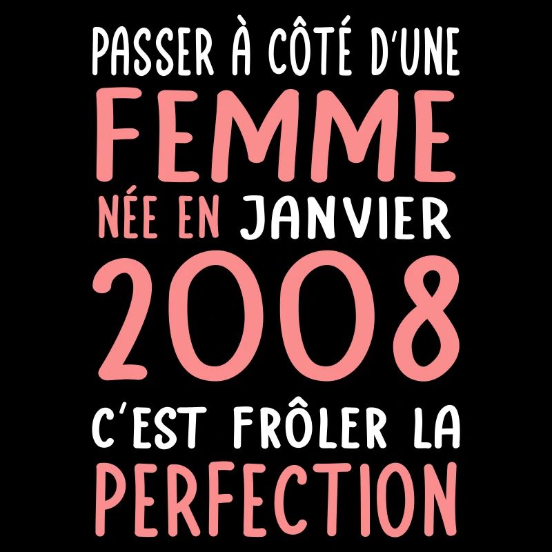 Anniversaire 18 ans - Née en Janvier 2008