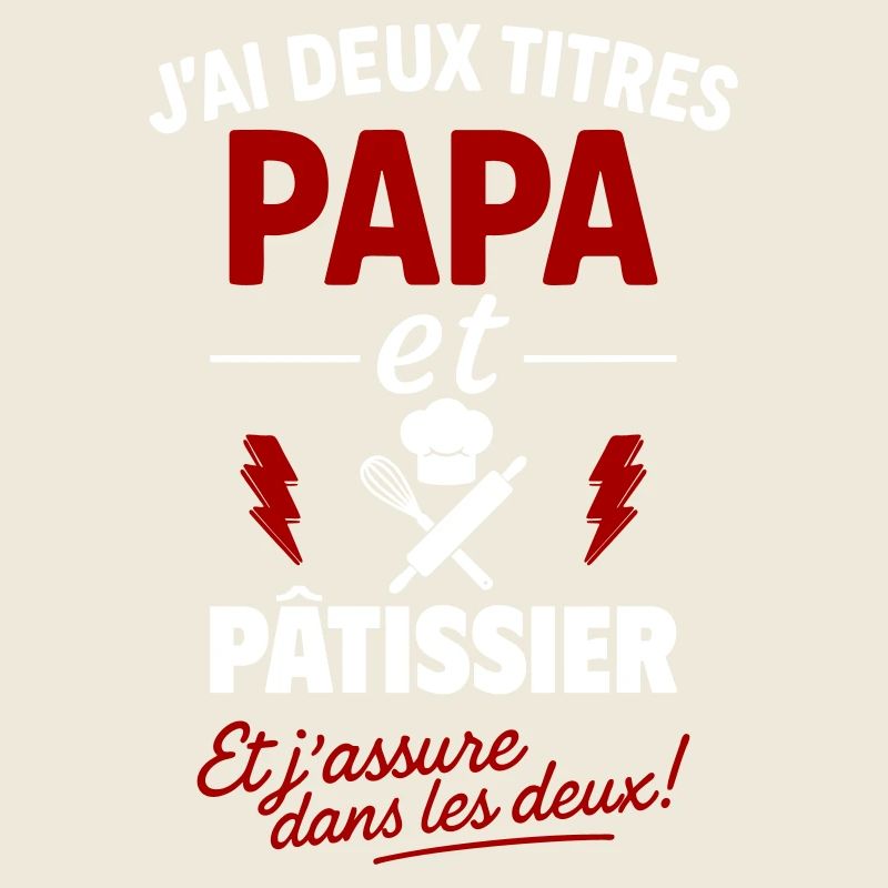 Gebäck Papa Zwei Titel Humorgeschenk