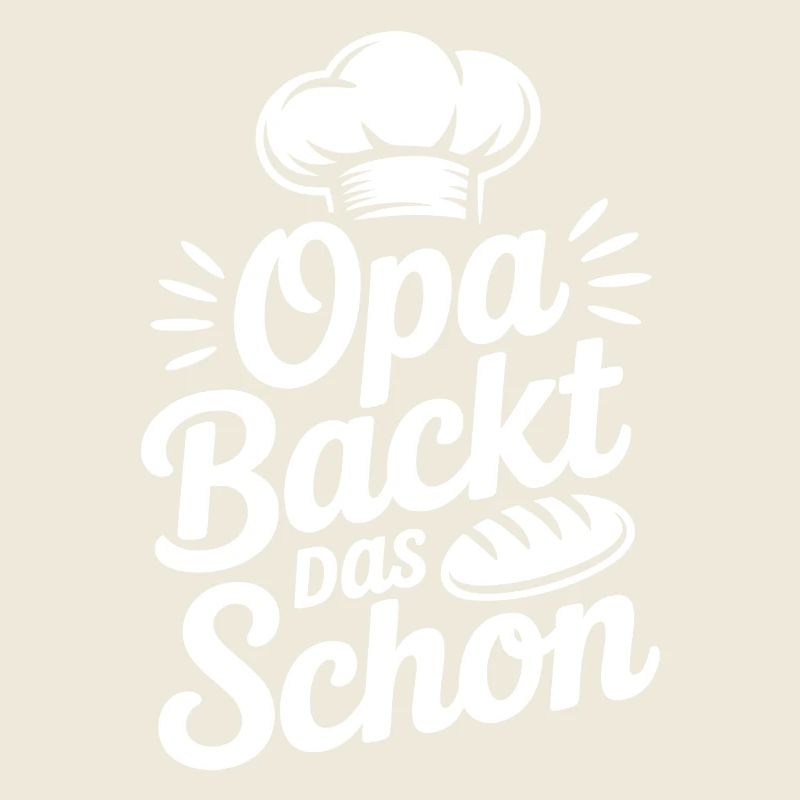 Opa backt das Schon