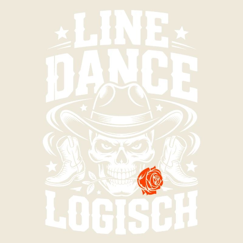 Line Dance Logical Skull