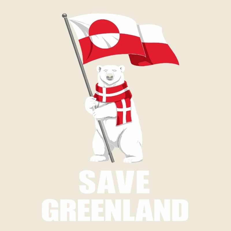 Polar Bear Flag Save Greenland