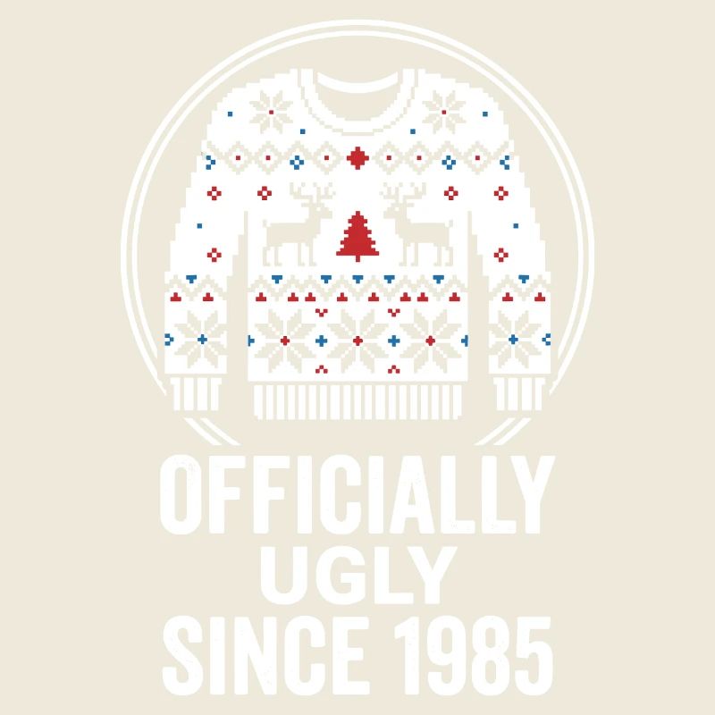 Offiziell Ugly 1985 Weihnachtspullover