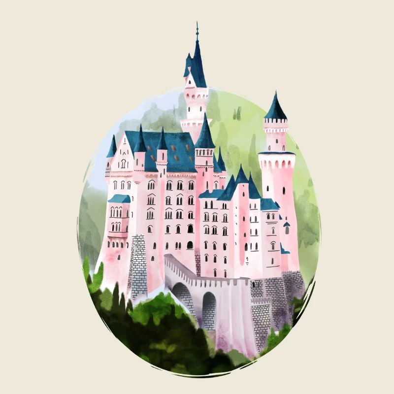 Château de Neuschwanstein, Bavière, Allemagne