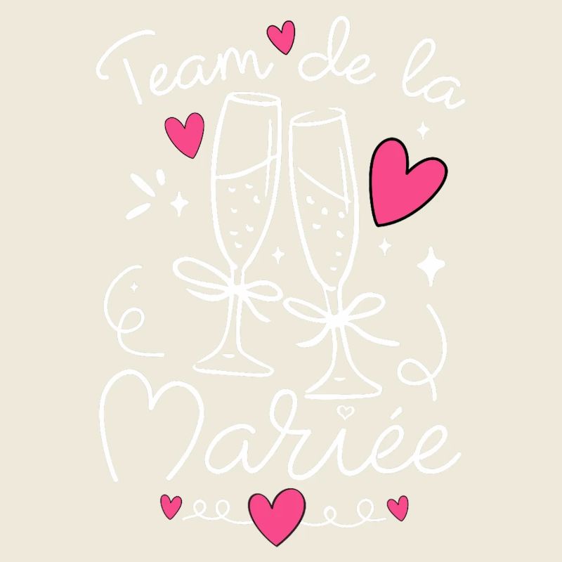 Bride Team Surprise Girlfriends EVJF Team Bride