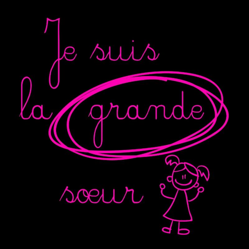 Je suis la grande soeur - version rose