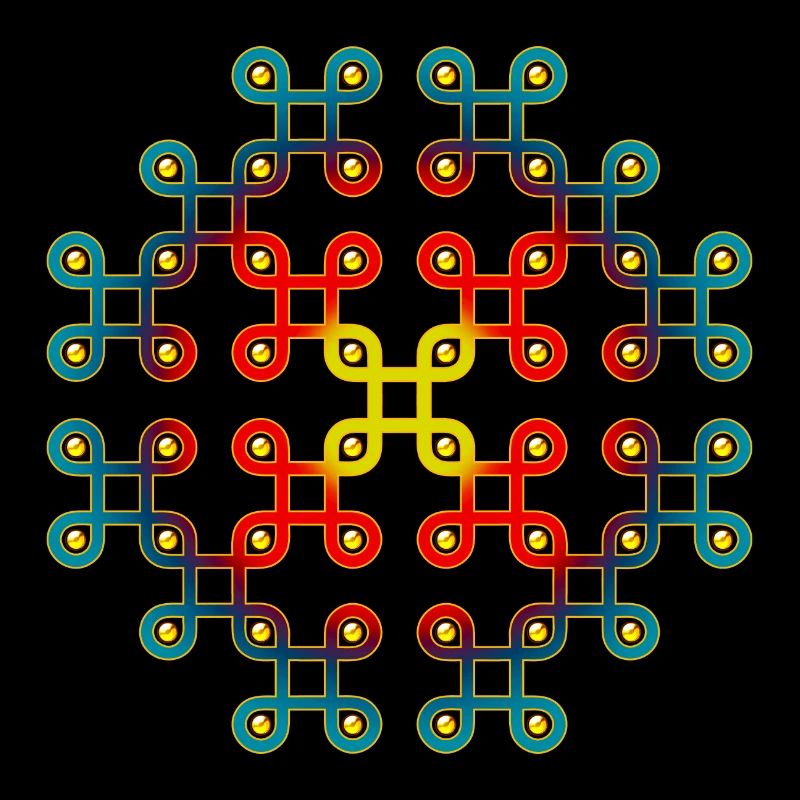 INFINITY LOOP - symbol interconnectedness of all
