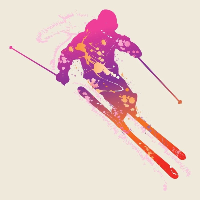 skiing male de