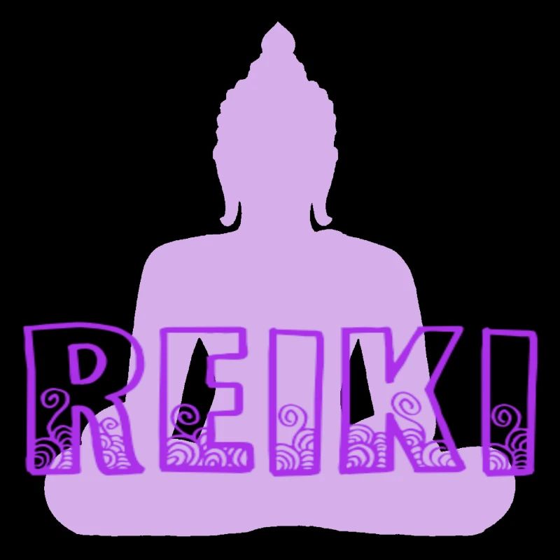 reiki avec bouddha violet