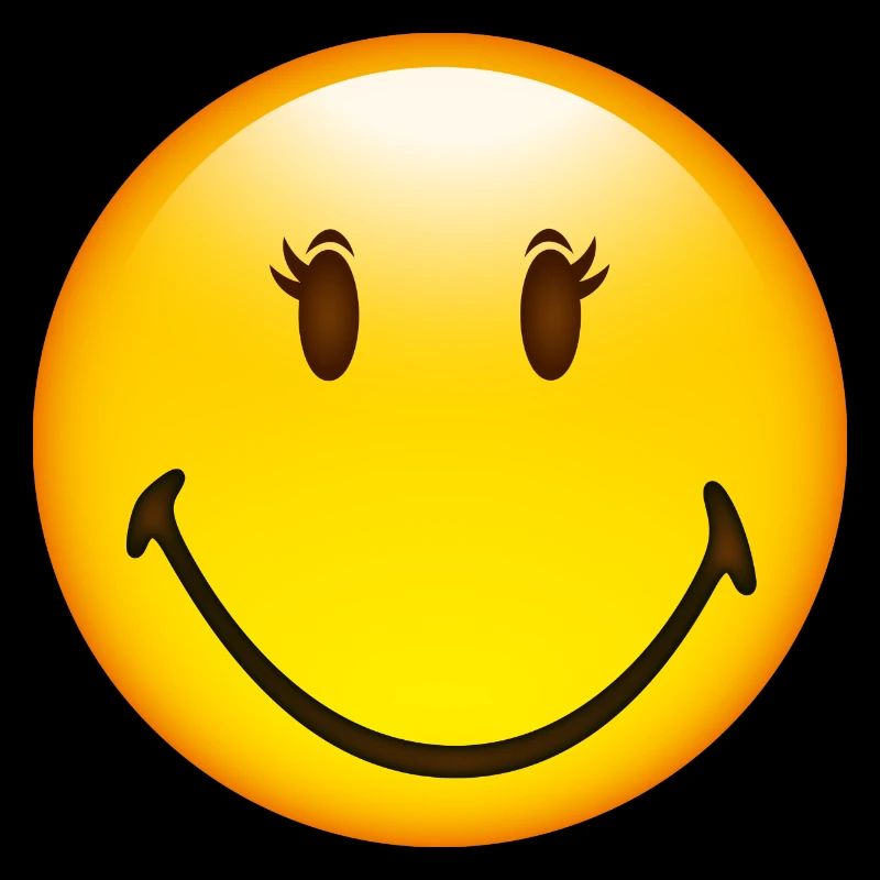 Smiley Glossy Happy Eyelashes