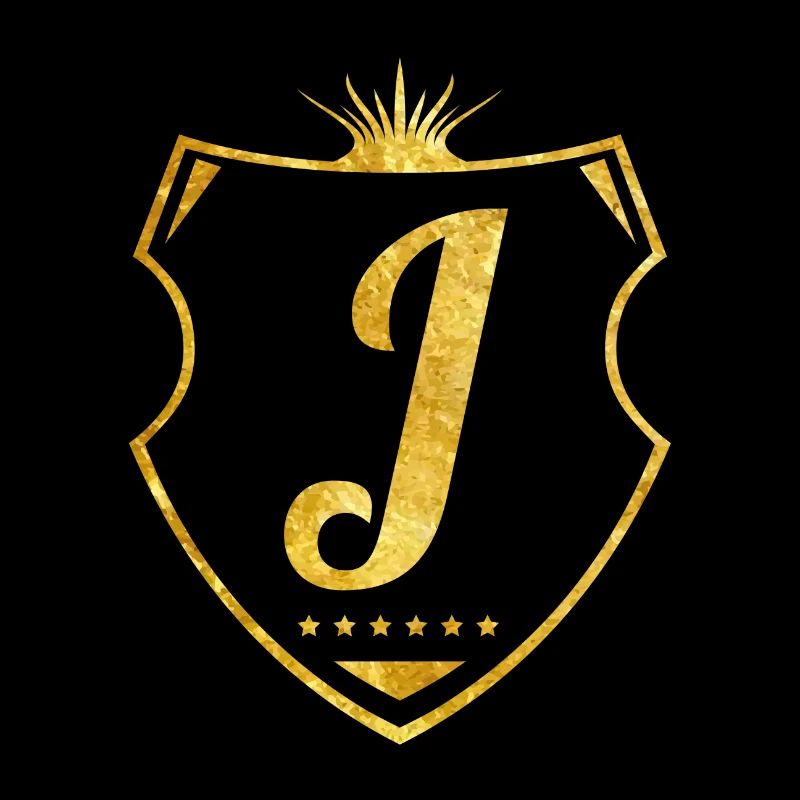 J buchstabe gold