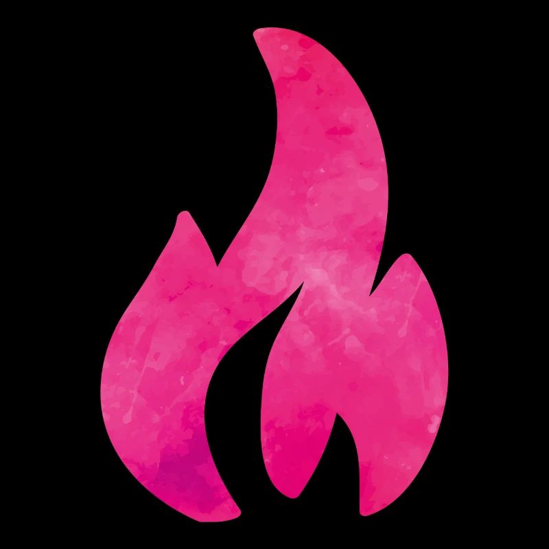 flamme feuer pink