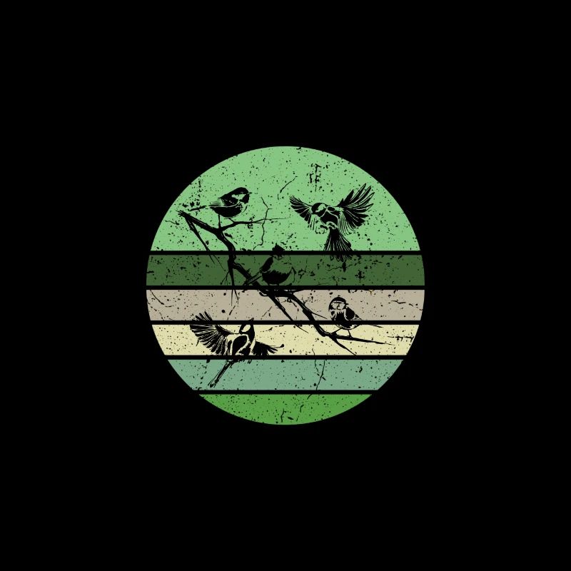 Oiseaux sur une branche