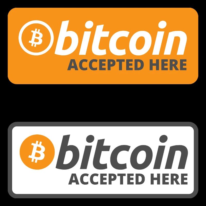 Bitcoin Accepted Here - Sticker Pack