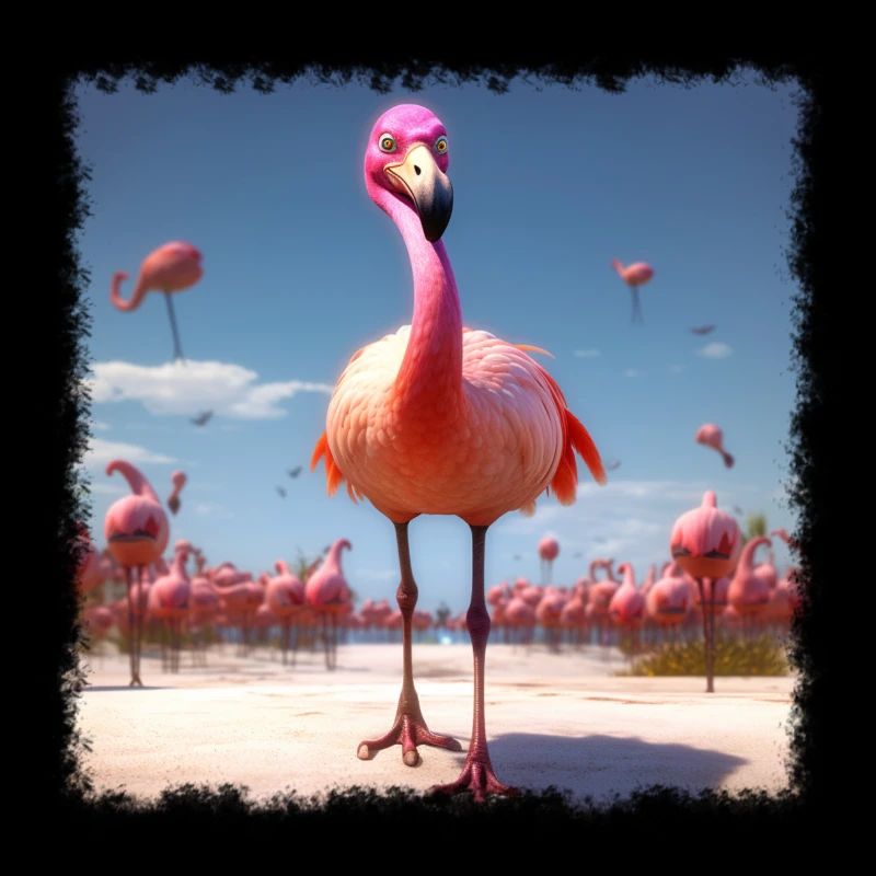 cool flamingo