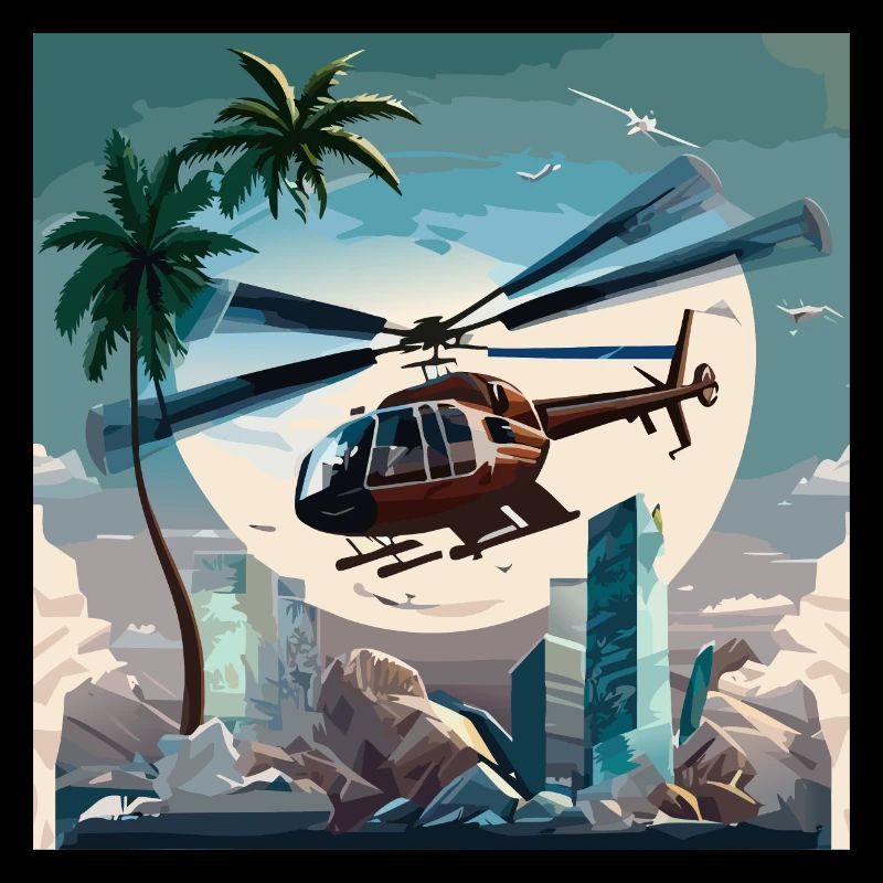 Opération d’hélicoptère à Miami (Miami Collection)