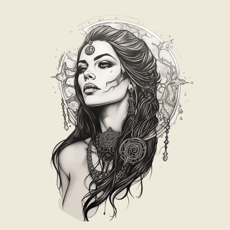 Morrigan from the Celtic