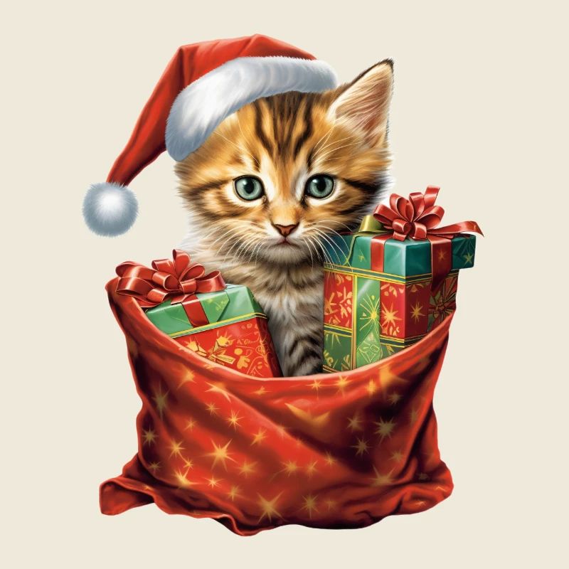 Chaton de Noël 1