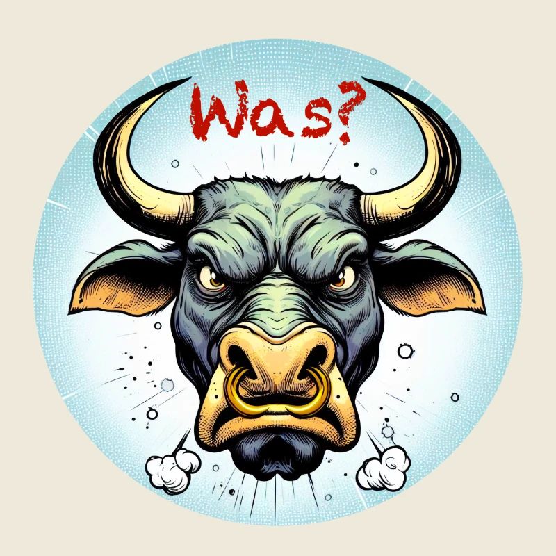 Wütender Stier