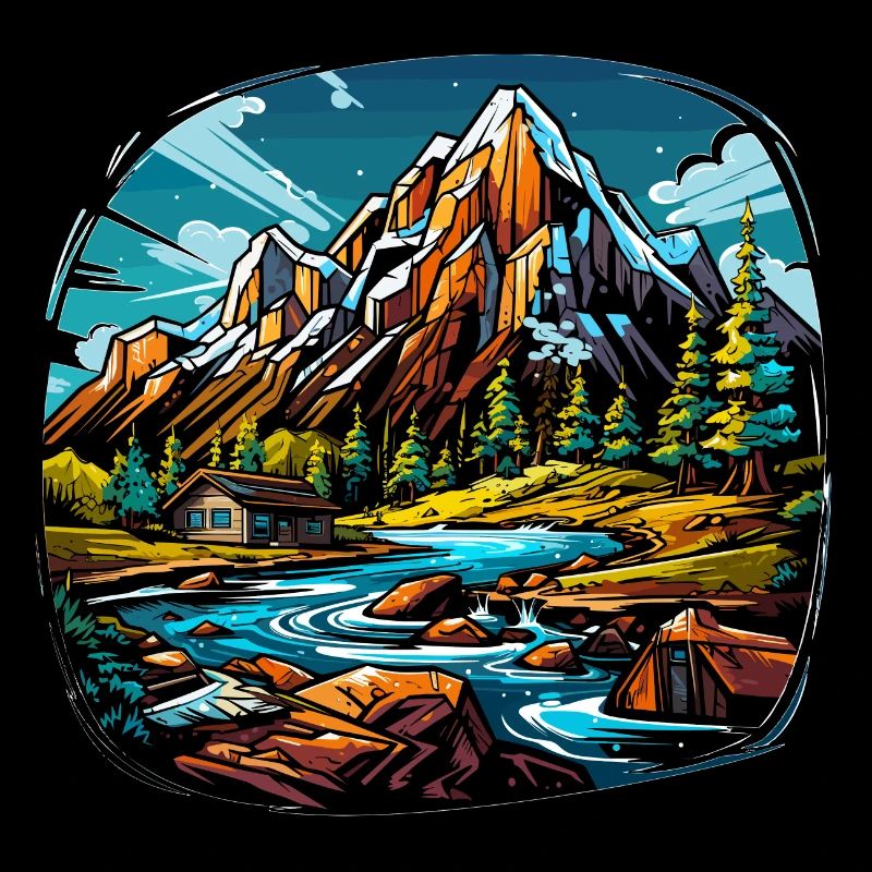 Paysage - Illustration