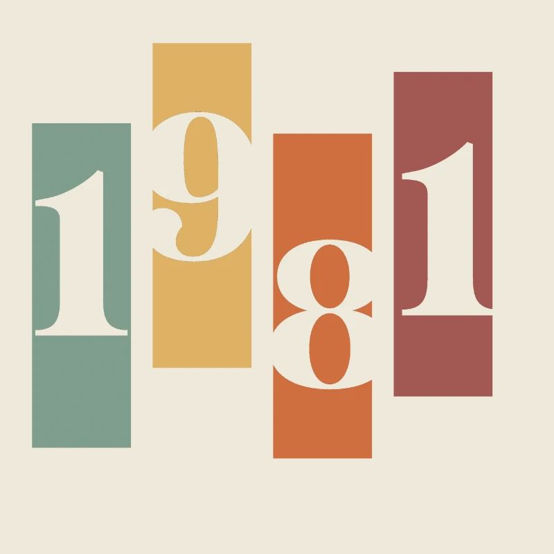 1981 Vintage Retro