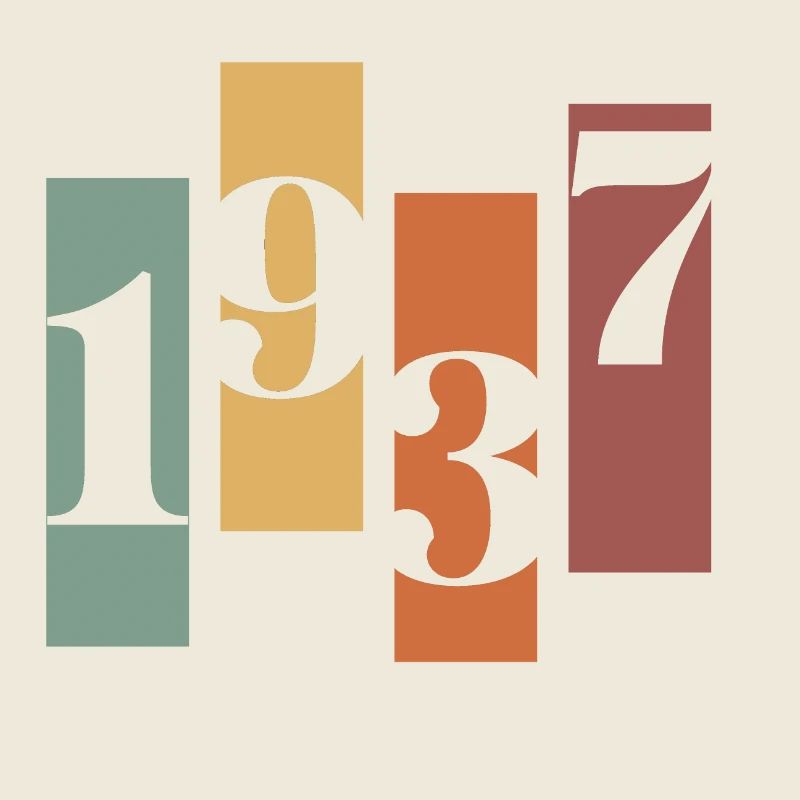 1937 vintage rétro